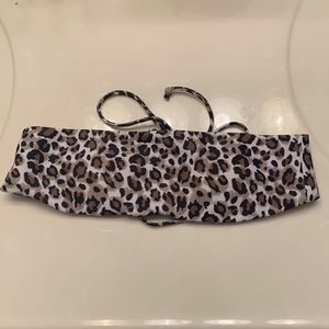 ZAFUL Cheetah Print Bandeau Top